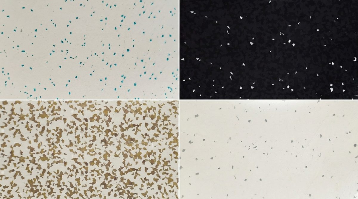 Cuatro texturas de paneles ECHO